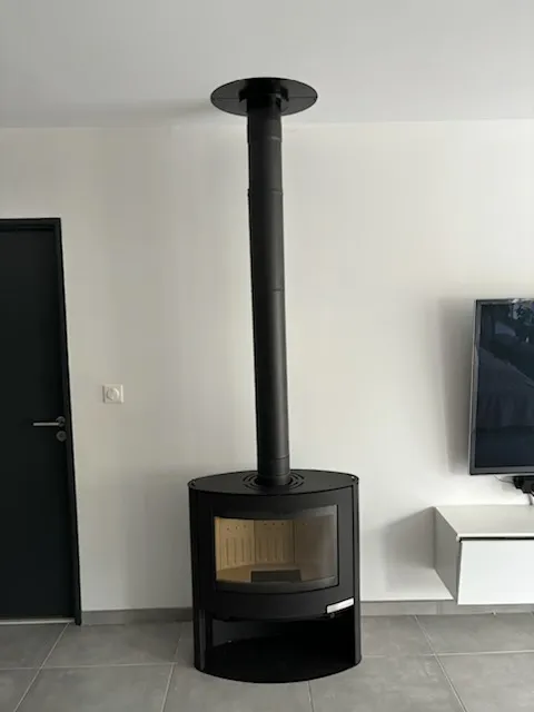 Installation d'un poêle à bois à Charavines, Grenoble, GSD
